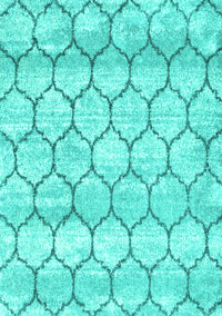 Trellis Turquoise Modern Rug, con3059turq