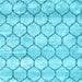 Square Trellis Light Blue Modern Rug, con3059lblu