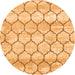 Trellis Orange Modern Area Rugs, wshcon3059org