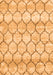 Trellis Orange Modern Rug, con3059org