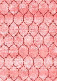 Trellis Red Modern Rug, con3059red