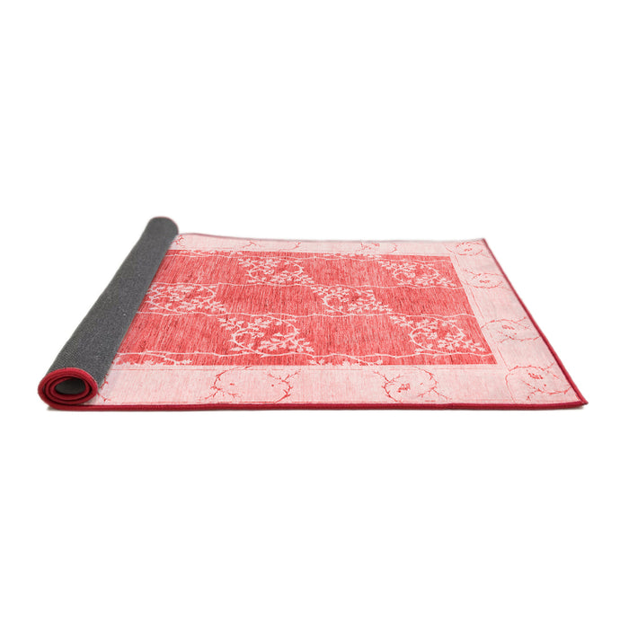 Abstract Red Contemporary Area Rugs