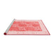 Contemporary Red Washable Rugs