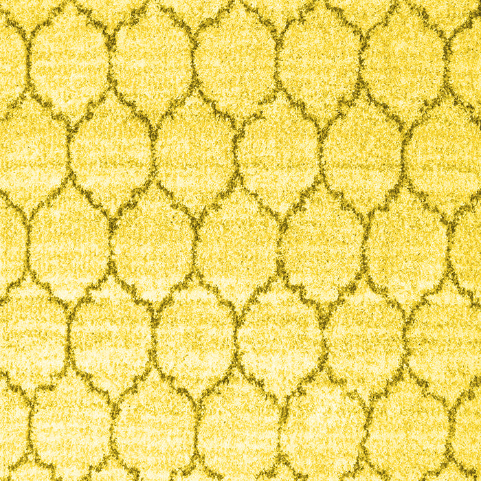 Machine Washable Terrilis Yellow Contemporary Rug, wshcon3060yw