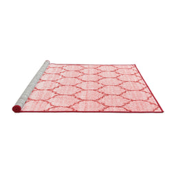 Contemporary Red Washable Rugs