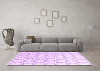 Machine Washable Terrilis Purple Contemporary Rug, wshcon3060pur