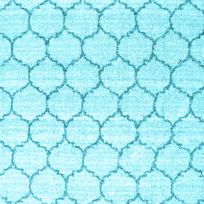 Square Terrilis Light Blue Contemporary Rug, con3060lblu