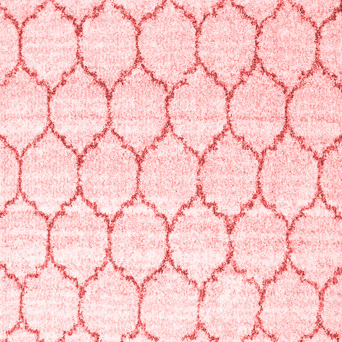 Machine Washable Terrilis Red Contemporary Rug, wshcon3060red