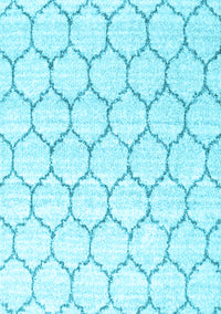 Terrilis Light Blue Contemporary Rug, con3060lblu