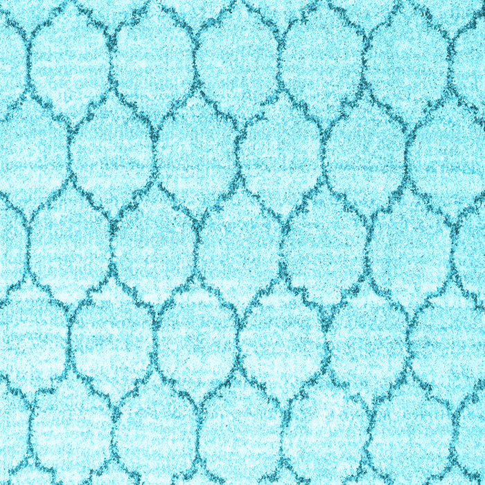 Terrilis Light Blue Contemporary Rug, con3060lblu