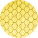 Round CON3061X Yellow CON3061X Rug, con3061yw