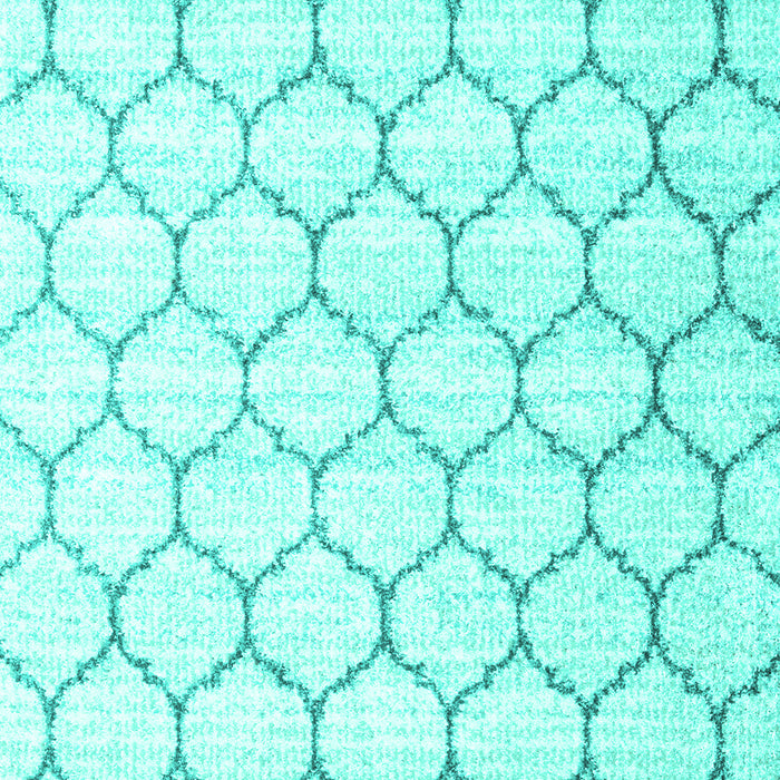 Machine Washable CON3061X Turquoise CON3061X Area Rugs, wshcon3061turq