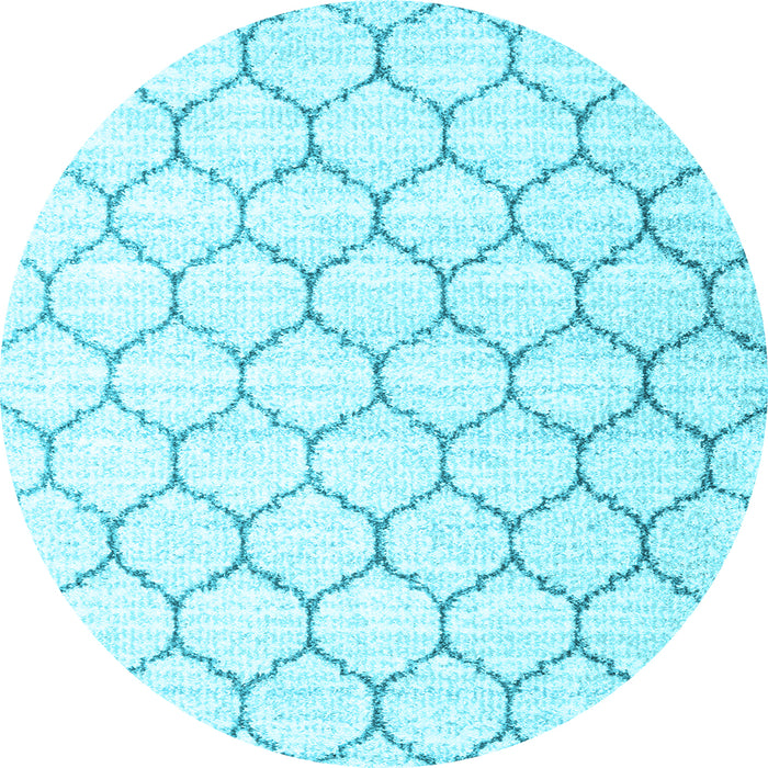 Round CON3061X Light Blue CON3061X Rug, con3061lblu