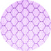 Round Machine Washable CON3061X Purple CON3061X Area Rugs, wshcon3061pur