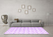 Machine Washable CON3061X Purple CON3061X Area Rugs in a Living Room, wshcon3061pur