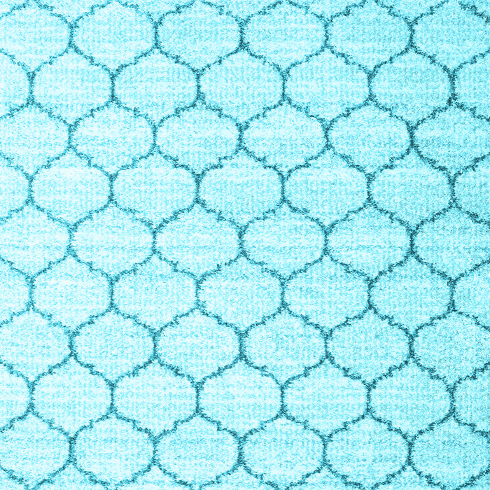 Square Machine Washable CON3061X Light Blue CON3061X Rug, wshcon3061lblu