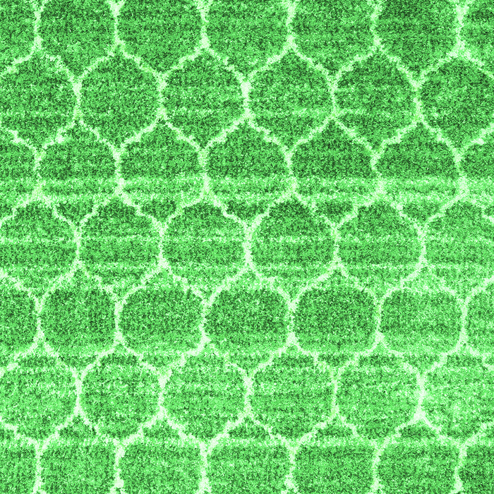 Serging Thickness of Machine Washable CON3062X Green CON3062X Area Rugs, wshcon3062grn