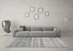 Machine Washable CON3062X Gray CON3062X Rug in a Living Room,, wshcon3062gry