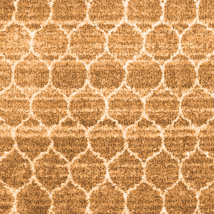 Serging Thickness of Machine Washable CON3062X Orange CON3062X Area Rugs, wshcon3062org