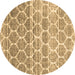 Round Machine Washable CON3062X Brown CON3062X Rug, wshcon3062brn