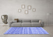 Machine Washable CON3062X Blue CON3062X Rug in a Living Room, wshcon3062blu