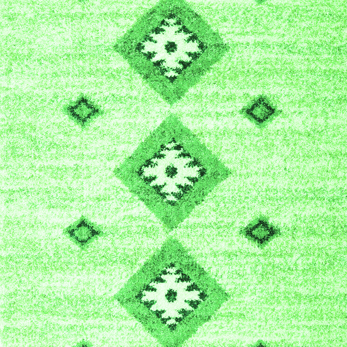 Serging Thickness of Machine Washable CON3063X Green CON3063X Area Rugs, wshcon3063grn