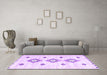 Machine Washable CON3063X Purple CON3063X Area Rugs in a Living Room, wshcon3063pur