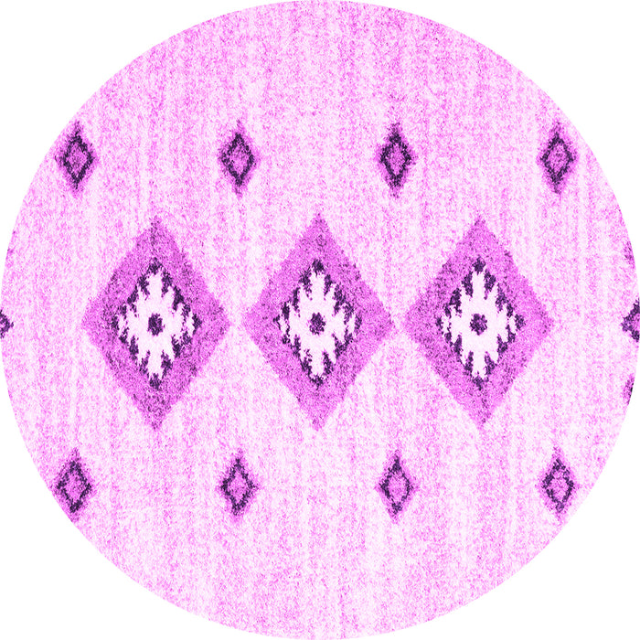 Round Machine Washable CON3063X Pink CON3063X Rug, wshcon3063pnk