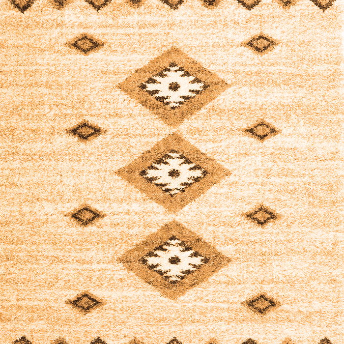 Round Machine Washable CON3063X Orange CON3063X Area Rugs, wshcon3063org