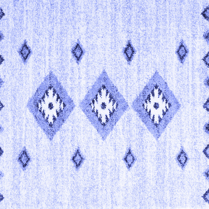 Square Machine Washable CON3063X Blue CON3063X Rug, wshcon3063blu