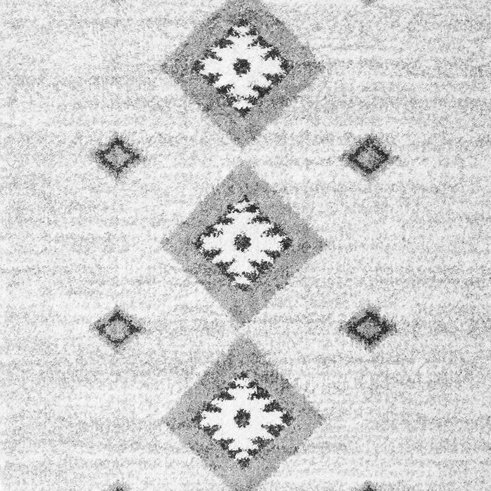 Serging Thickness of Machine Washable CON3063X Gray CON3063X Rug, wshcon3063gry