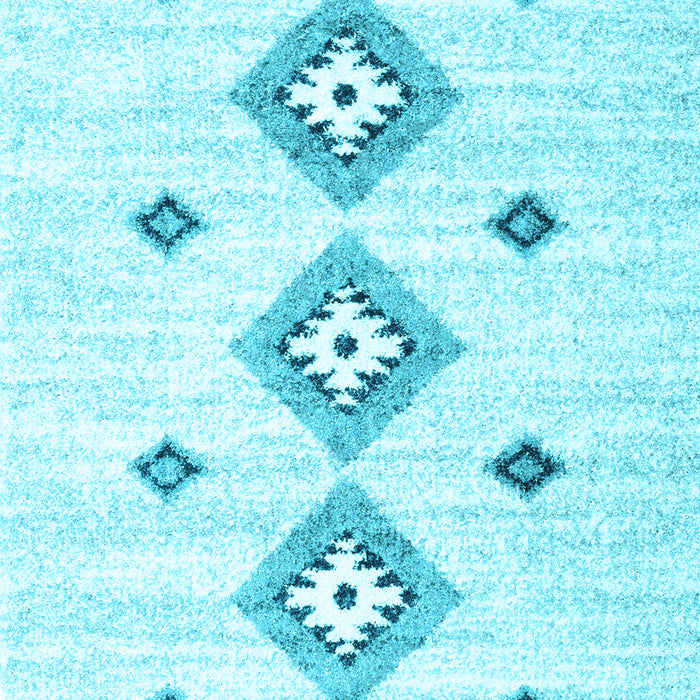 Machine Washable CON3063X Light Blue CON3063X Rug, wshcon3063lblu