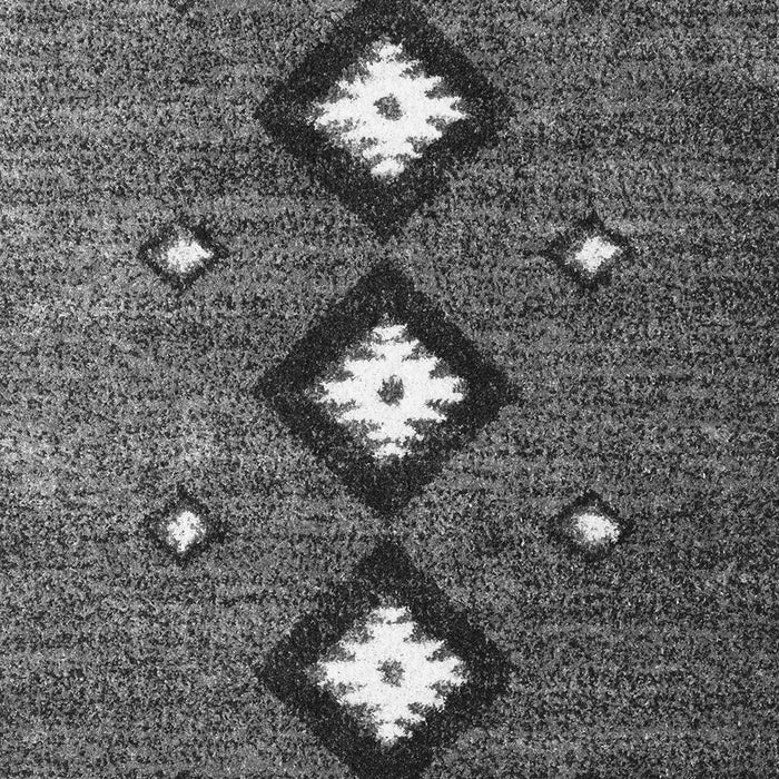 Abstract Gray Contemporary Rug, con3064gry