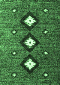 Abstract Emerald Green Contemporary Rug, con3064emgrn