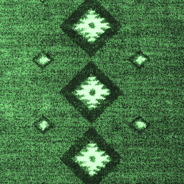 Abstract Emerald Green Contemporary Rug, con3064emgrn