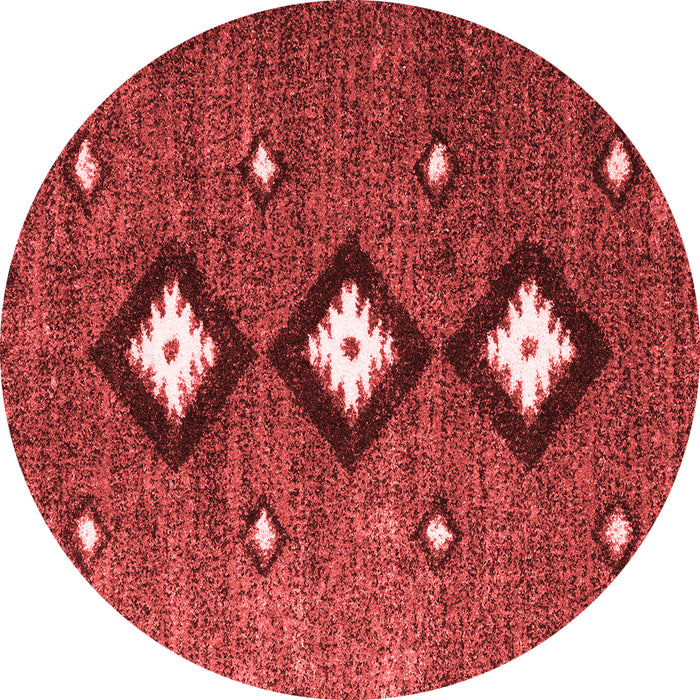 Machine Washable Abstract Red Contemporary Rug, wshcon3064red