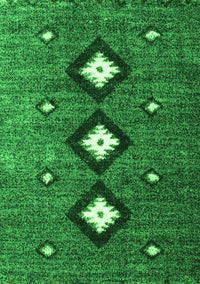 Abstract Green Contemporary Rug, con3064grn