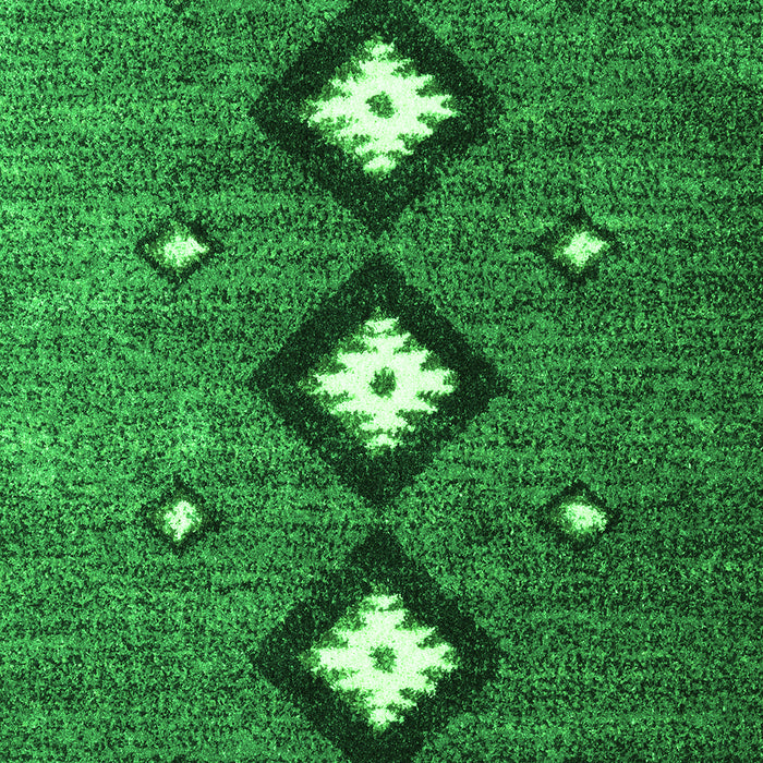 Abstract Green Contemporary Rug, con3064grn