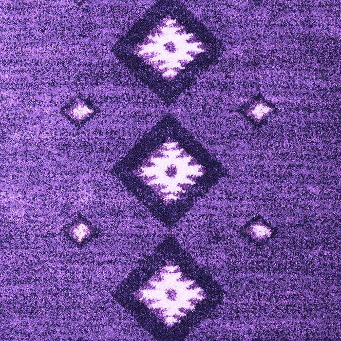 Abstract Purple Contemporary Rug, con3064pur