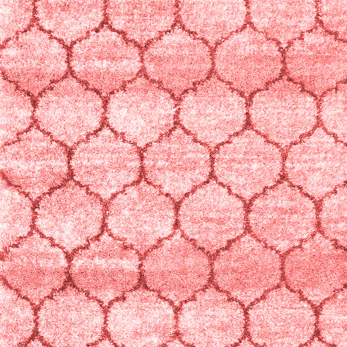 Trellis Red Modern Rug, wshcon3065red