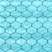 Square Trellis Light Blue Modern Rug, wshcon3065lblu