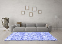 Trellis Blue Modern Rug, wshcon3065blu