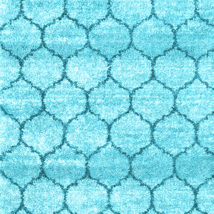 Trellis Light Blue Modern Rug, con3065lblu