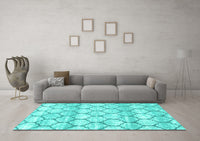 Trellis Turquoise Modern Rug, wshcon3065turq