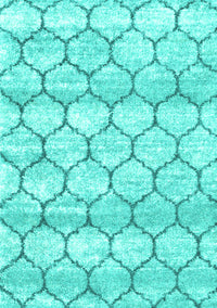 Trellis Turquoise Modern Rug, con3065turq