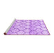 Sideview of Trellis Purple Modern Area Rugs, wshcon3065pur