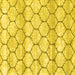 Square Trellis Yellow Modern Rug, wshcon3065yw