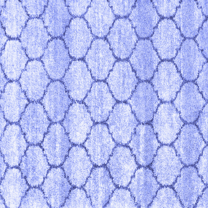 Square Trellis Blue Modern Rug, wshcon3065blu