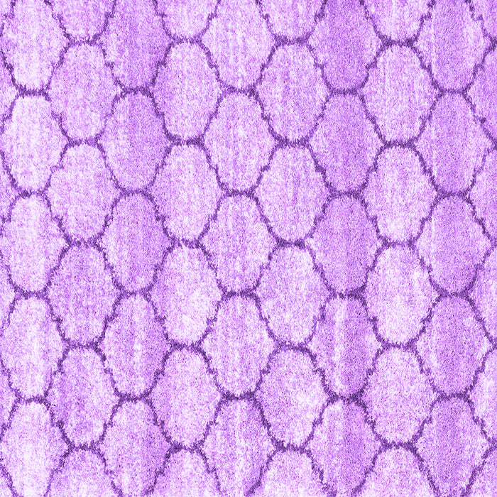 Square Trellis Purple Modern Rug, con3065pur