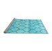 Sideview of Trellis Light Blue Modern Rug, wshcon3065lblu